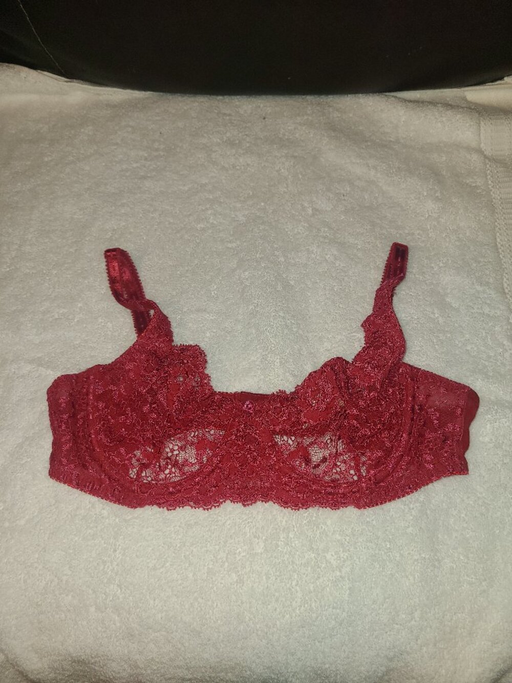 Vintage Felina Pink Stretch Lace Bra 34C 1990's Style 5622